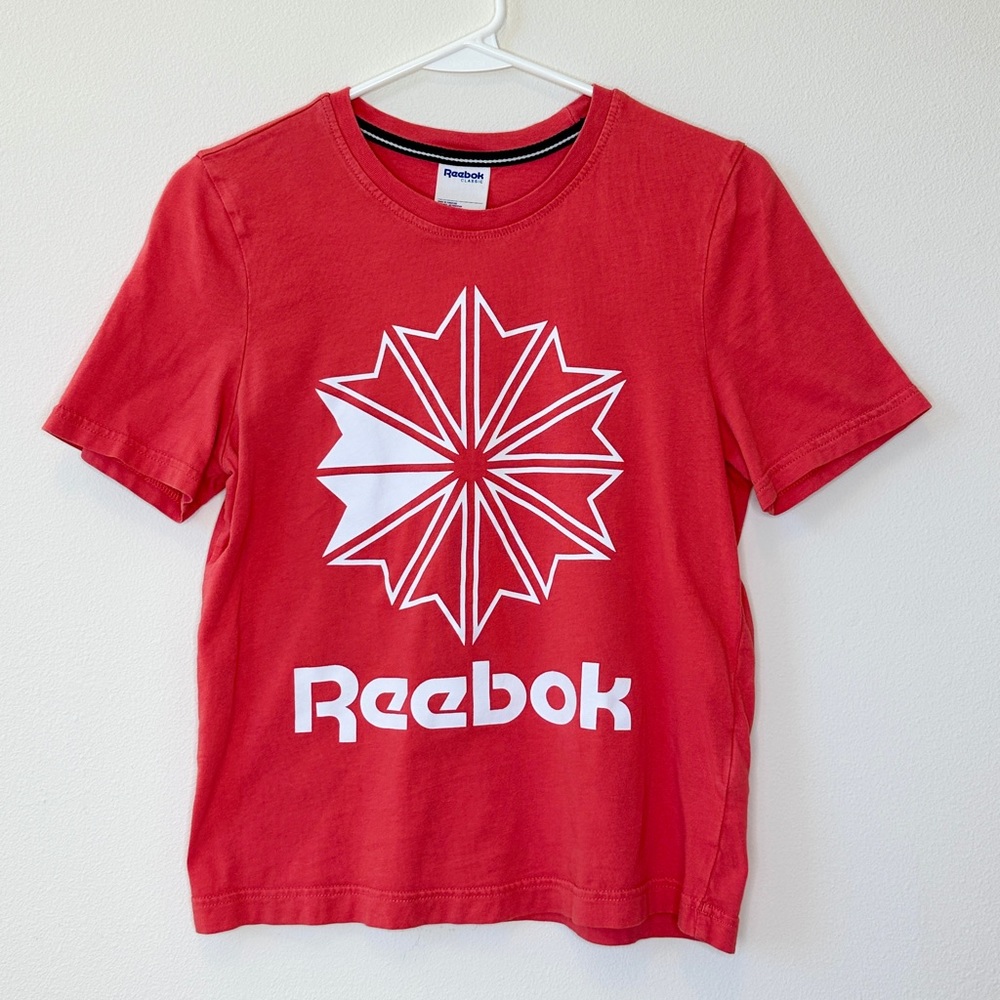 Reebok Women's Classic Graphic Pink T-shirt, XS